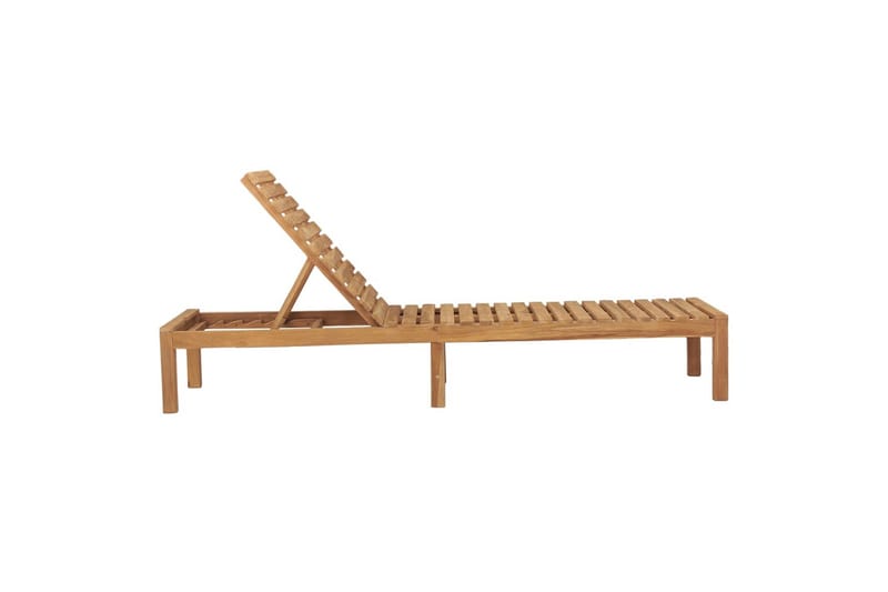 Solseng heltre teak - Brun - Hagemøbler - Stoler & Lenestoler - Solseng & solvogner