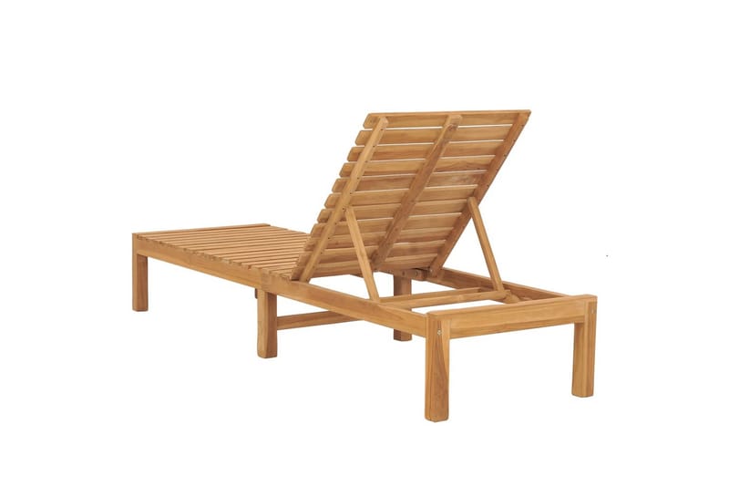 Solseng heltre teak - Brun - Hagemøbler - Stoler & Lenestoler - Solseng & solvogner