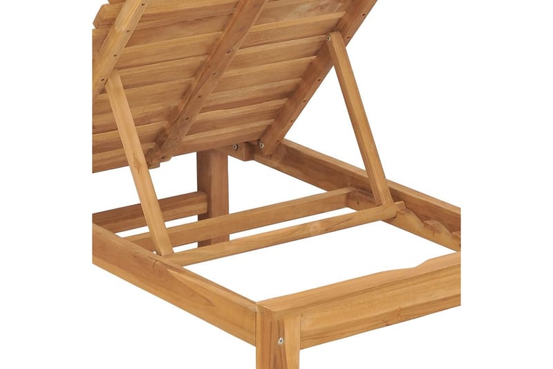 Solseng heltre teak - Brun - Hagemøbler - Stoler & Lenestoler - Solseng & solvogner