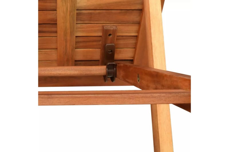 Solseng med bord heltre akasie - Akasie - Hagemøbler - Stoler & Lenestoler - Solseng & solvogner