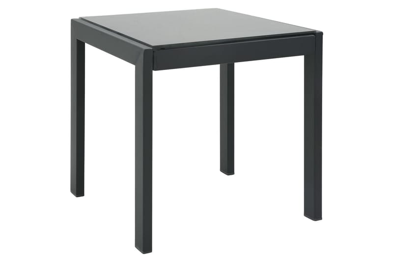 Solsenger 2 stk med bord textilene & stål - Hagemøbler - Stoler & Lenestoler - Solseng & solvogner