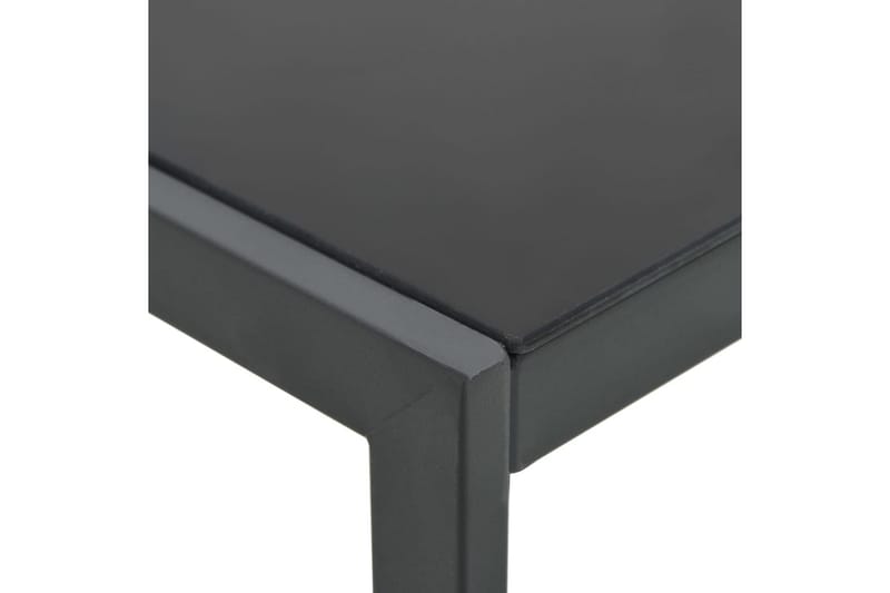 Solsenger 2 stk med bord textilene & stål - Hagemøbler - Stoler & Lenestoler - Solseng & solvogner