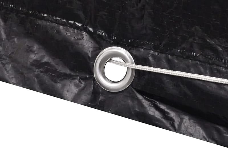 Solsengtrekk for hage 2 stk 8 maljer 218x77x55 cm - Svart - Hagemøbler - Stoler & Lenestoler - Solseng & solvogner