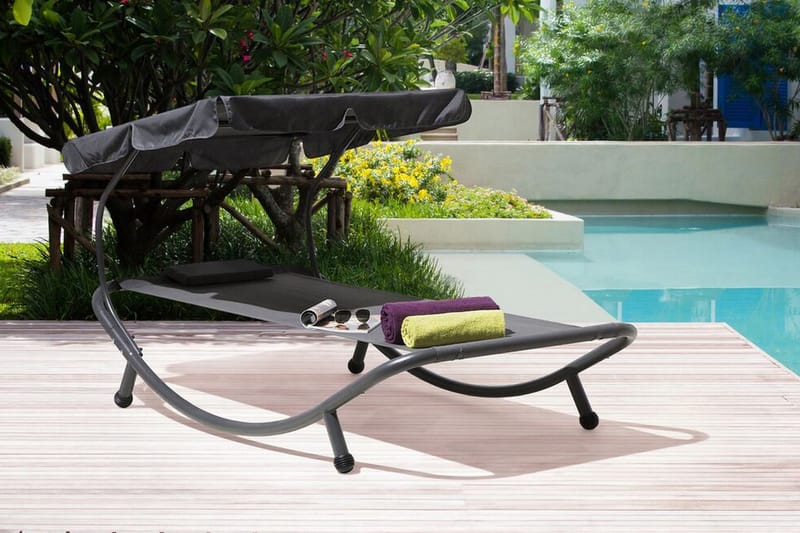 Terno Solseng 110 | 200 cm - Grå - Hagemøbler - Stoler & Lenestoler - Solseng & solvogner