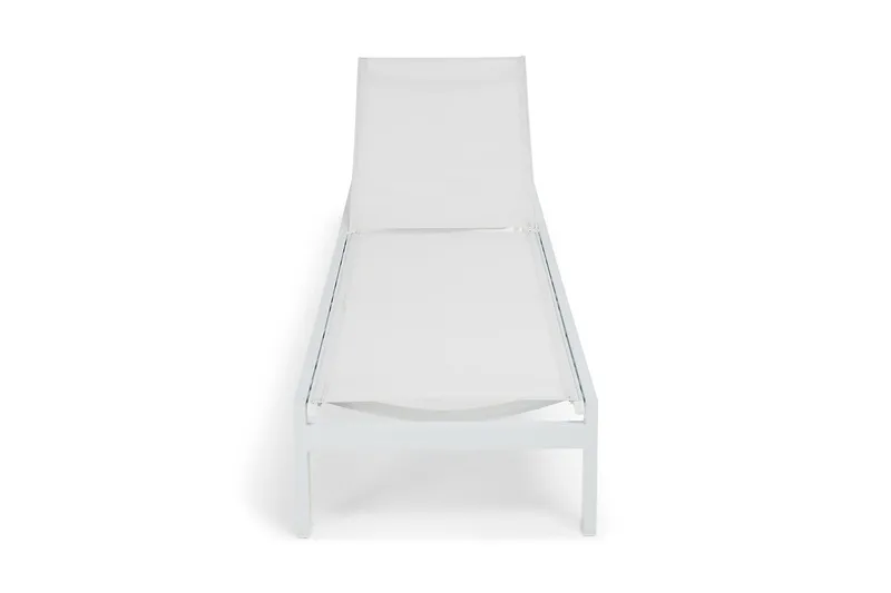 Tunis Solseng - Hvit - Hagemøbler - Stoler & Lenestoler - Solseng & solvogner