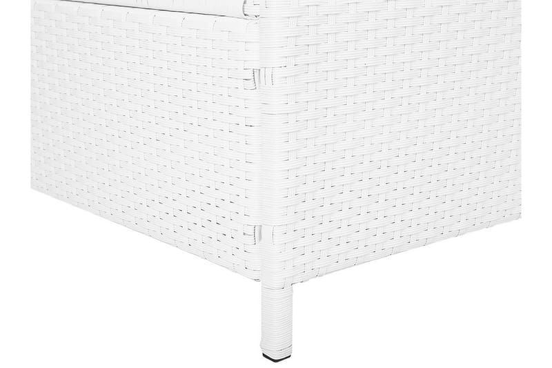 Turin Ii Solseng 65|201 Cm - Hvit - Hagemøbler - Stoler & Lenestoler - Solseng & solvogner