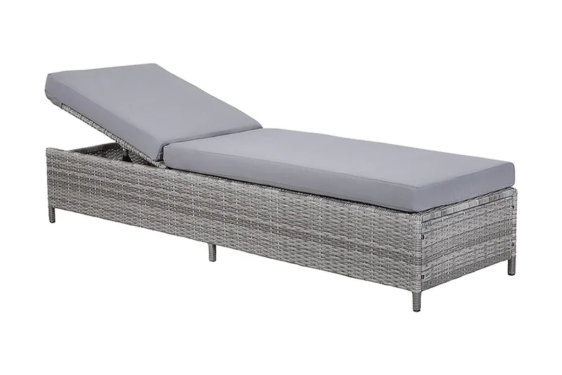 Turin Ii Solseng 65|201 Cm - Svart - Hagemøbler - Stoler & Lenestoler - Solseng & solvogner