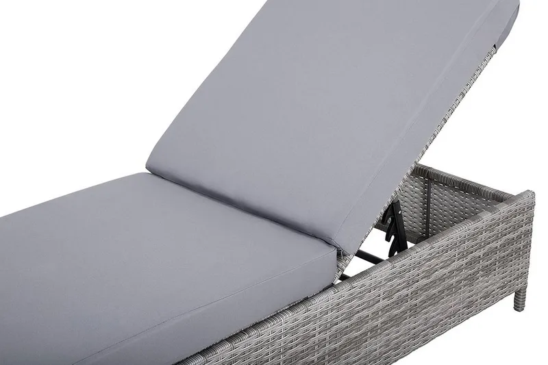 Turin Ii Solseng 65|201 Cm - Svart - Hagemøbler - Stoler & Lenestoler - Solseng & solvogner