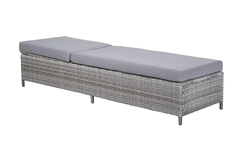 Turin Ii Solseng 65|201 Cm - Svart - Hagemøbler - Stoler & Lenestoler - Solseng & solvogner