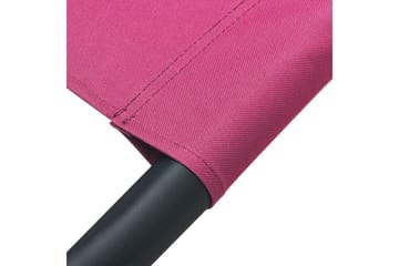 Utendørs sofaseng med solskjerm rosa - Rosa - Hagemøbler - Stoler & Lenestoler - Solseng & solvogner