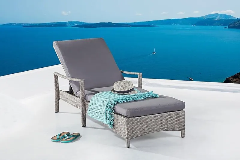 Vasto Solseng 60,5|192 Cm - Brun - Hagemøbler - Stoler & Lenestoler - Solseng & solvogner