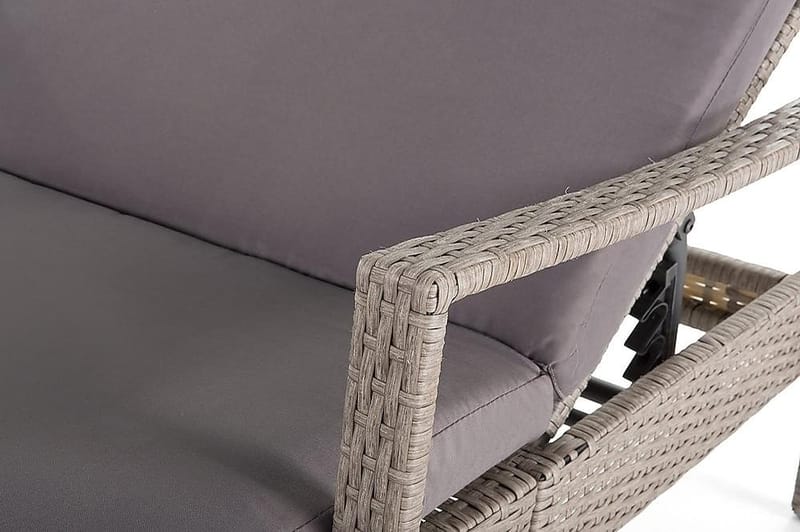 Vasto Solseng 60,5|192 Cm - Brun - Hagemøbler - Stoler & Lenestoler - Solseng & solvogner