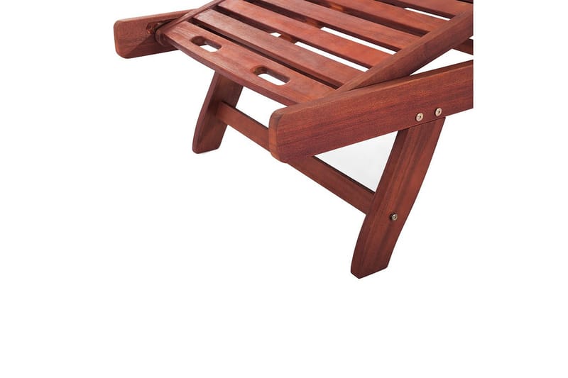 Solseng Toscana - Mørkt tre, blå, beige - Hagemøbler - Stoler & Lenestoler - Solseng & solvogner