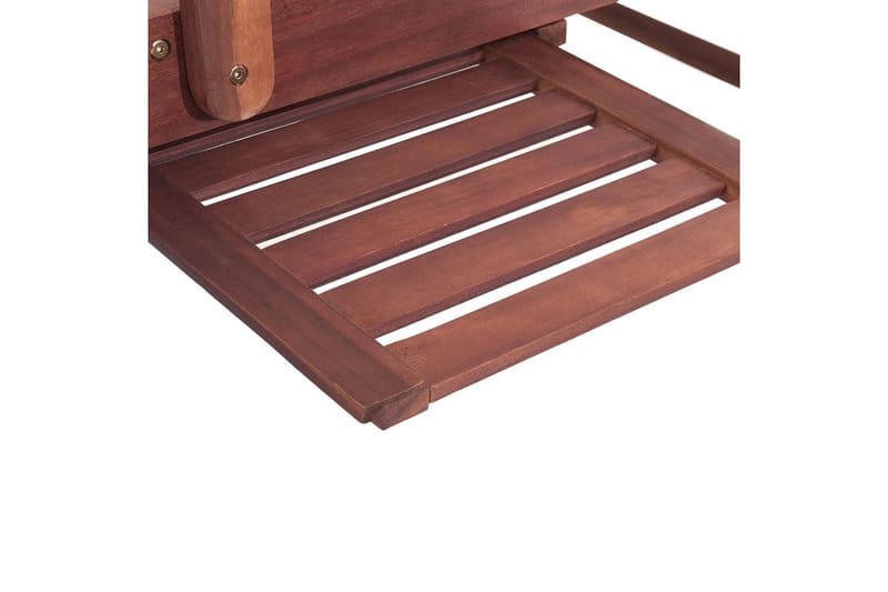 Solseng Toscana - Mørkt tre, blå, beige - Hagemøbler - Stoler & Lenestoler - Solseng & solvogner