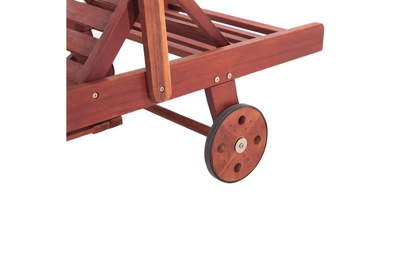 Solseng Toscana - Mørkt tre, blå, beige - Hagemøbler - Stoler & Lenestoler - Solseng & solvogner