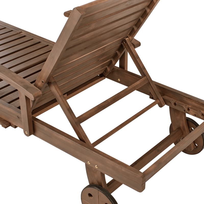 Solseng utendørs Amantea akasietre - Brun - Hagemøbler - Stoler & Lenestoler - Solseng & solvogner