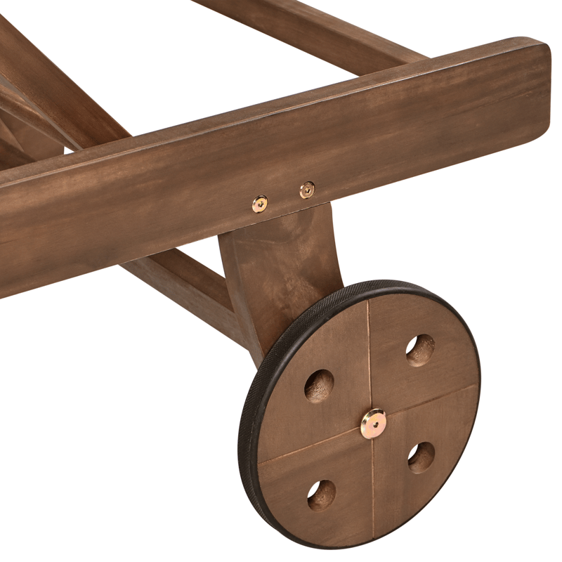 Solseng utendørs Amantea akasietre - Brun - Hagemøbler - Stoler & Lenestoler - Solseng & solvogner