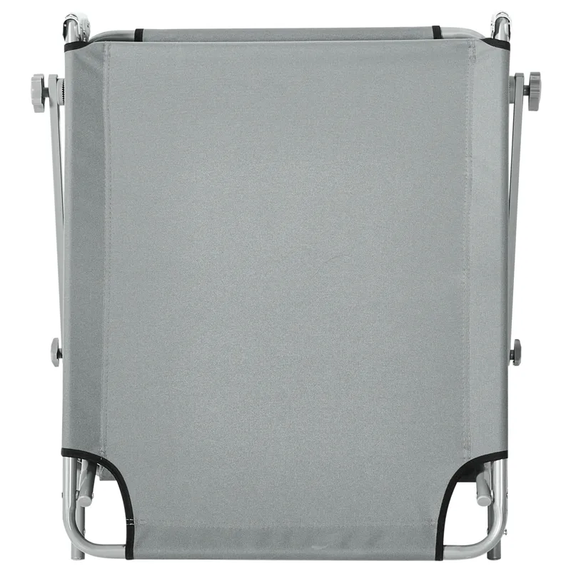 Solseng utendørs Foligno Stål - Grå/sølv - Hagemøbler - Stoler & Lenestoler - Solseng & solvogner