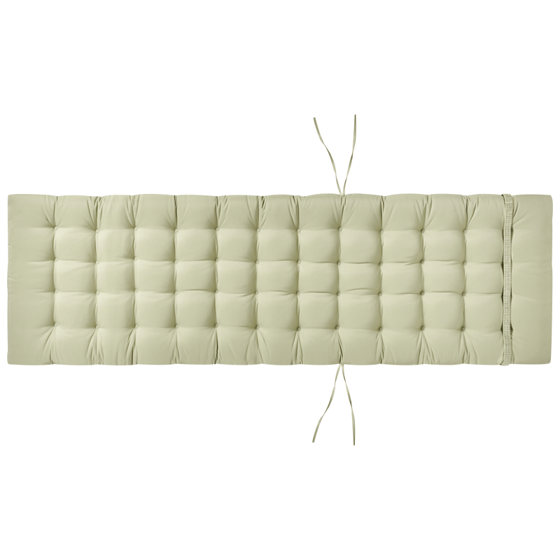 Solseng utendørs med pute Cesana Premium akasietre - Brun/Grønn - Hagemøbler - Stoler & Lenestoler - Solseng & solvogner