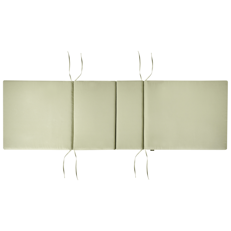 Solseng utendørs med pute Amantea Premium akasietre - Brun/Grønn - Hagemøbler - Stoler & Lenestoler - Solseng & solvogner