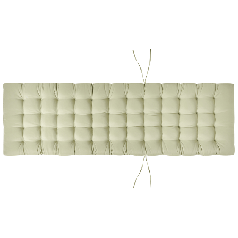 Solseng utendørs med pute Cesana Premium akasietre - Brun/Grønn - Hagemøbler - Stoler & Lenestoler - Solseng & solvogner