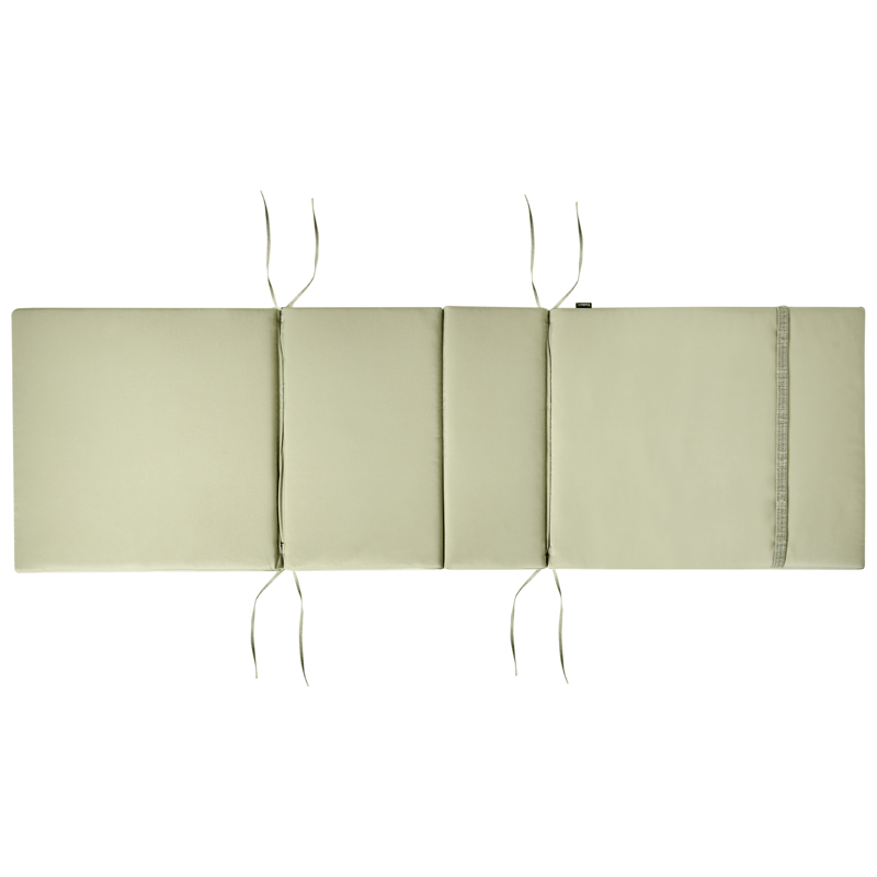 Solseng utendørs med pute Java Premium akasietre - Brun/Grønn - Hagemøbler - Stoler & Lenestoler - Solseng & solvogner