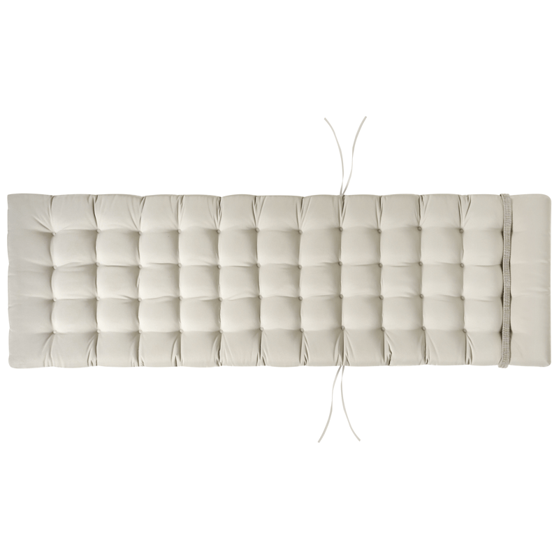 Solseng utendørs med pute Cesana Premium akasietre - Brun/Beige - Hagemøbler - Stoler & Lenestoler - Solseng & solvogner