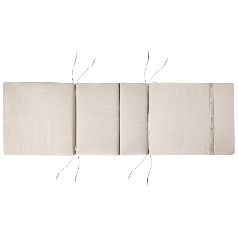 Solseng utendørs med pute Amantea Premium II akasietre - Lys beige - Hagemøbler - Stoler & Lenestoler - Solseng & solvogner