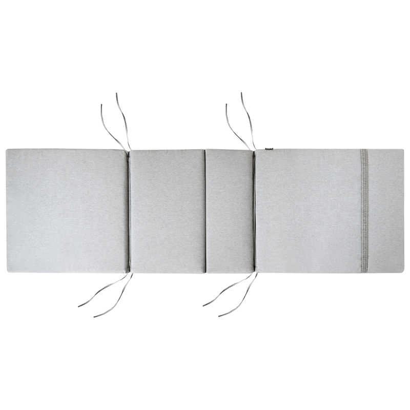 Solseng utendørs med pute Amantea Premium II akasietre - Brun/grå - Hagemøbler - Stoler & Lenestoler - Solseng & solvogner