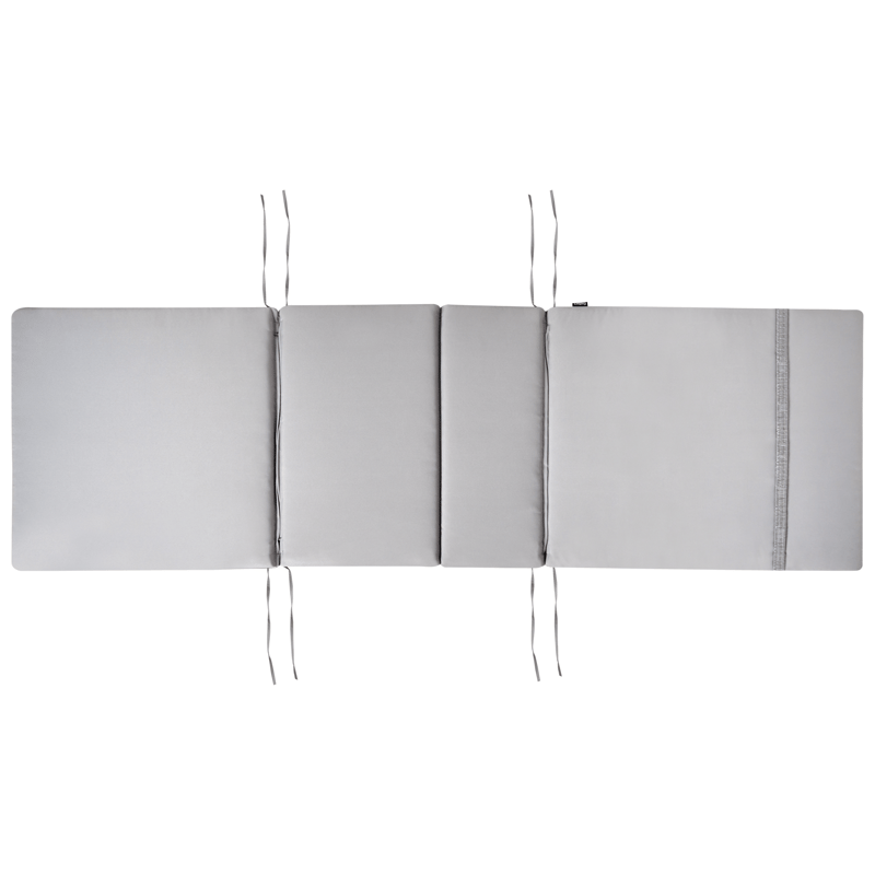 Solseng utendørs med pute Java Premium akasietre - Brun/lysegrå - Hagemøbler - Stoler & Lenestoler - Solseng & solvogner