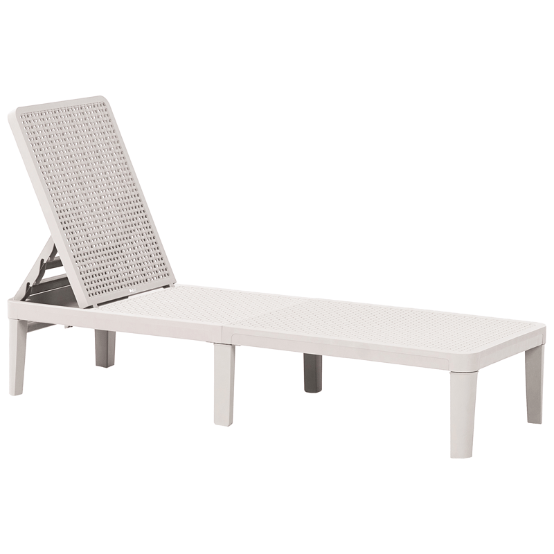 Solseng utendørs Ossimo - Grå - Hagemøbler - Stoler & Lenestoler - Solstoler