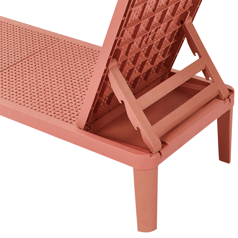 Solseng utendørs Ossimo - Rød - Hagemøbler - Stoler & Lenestoler - Solstoler