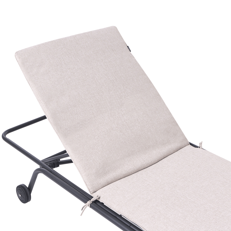 Solseng utendørs Volterra Stål - Beige/Grå - Hagemøbler - Stoler & Lenestoler - Solseng & solvogner