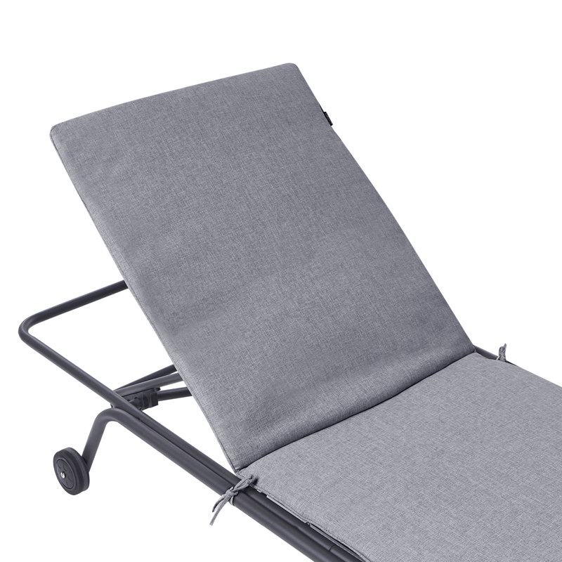 Solseng utendørs Volterra Stål - Grå - Hagemøbler - Stoler & Lenestoler - Solseng & solvogner