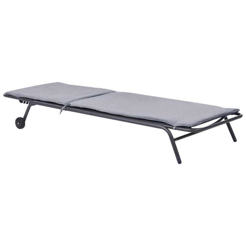 Solseng utendørs Volterra Stål - Grå - Hagemøbler - Stoler & Lenestoler - Solseng & solvogner