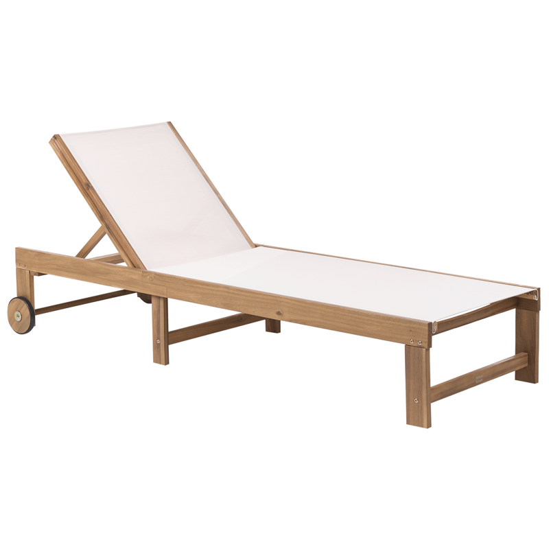 Solseng utendørs Pedesina akasietre - Brun/Beige - Hagemøbler - Stoler & Lenestoler - Solseng & solvogner