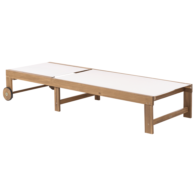 Solseng utendørs Pedesina akasietre - Brun/Beige - Hagemøbler - Stoler & Lenestoler - Solseng & solvogner