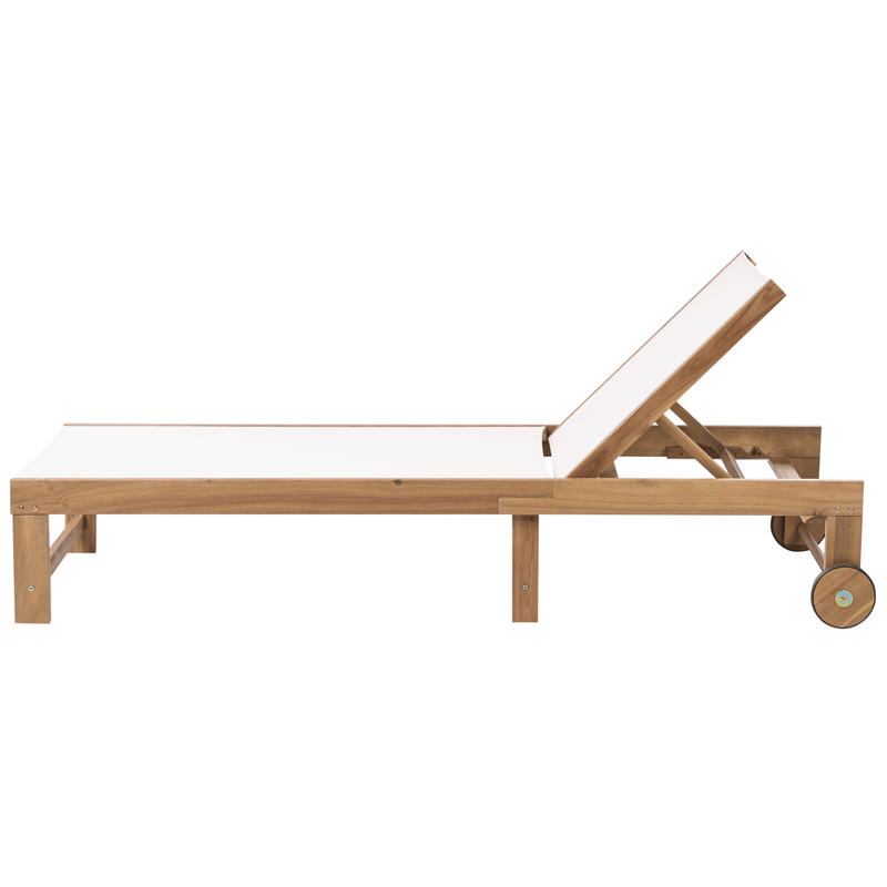 Solseng utendørs Pedesina akasietre - Brun/Beige - Hagemøbler - Stoler & Lenestoler - Solseng & solvogner