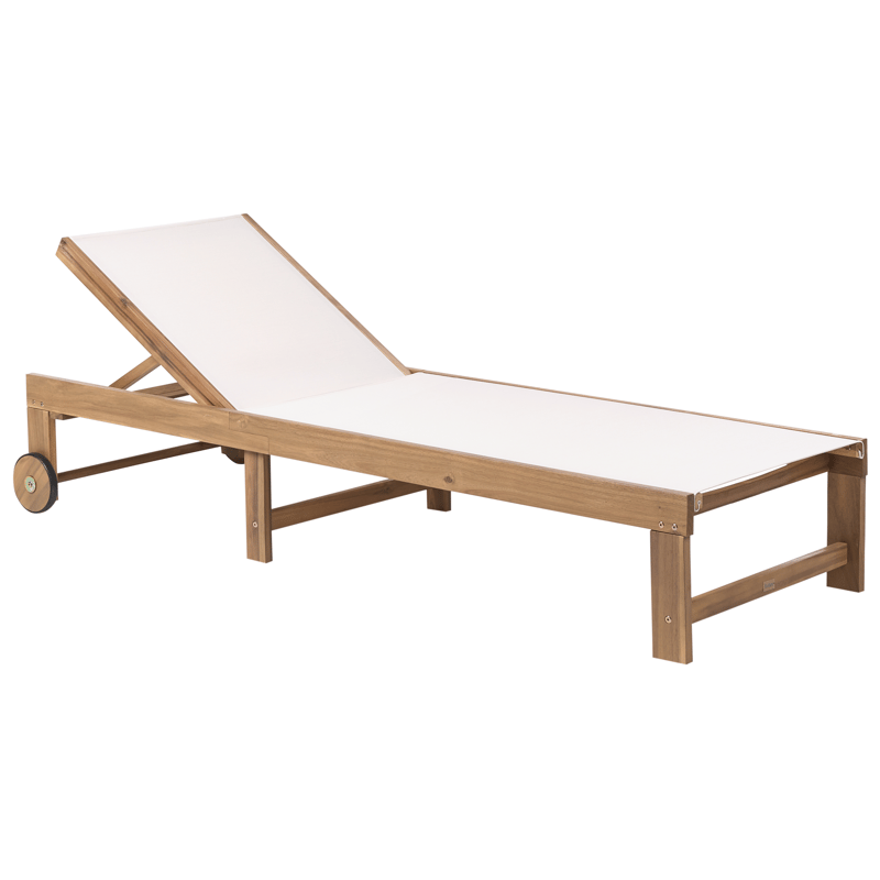 Solseng utendørs Pedesina akasietre - Brun/Beige - Hagemøbler - Stoler & Lenestoler - Solseng & solvogner