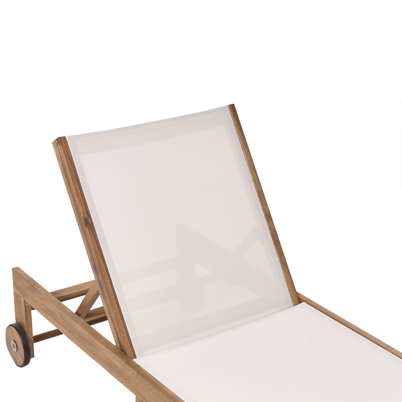 Solseng utendørs Pedesina akasietre - Brun/Beige - Hagemøbler - Stoler & Lenestoler - Solseng & solvogner