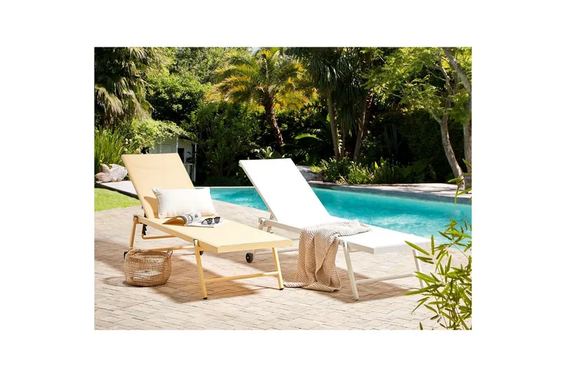 Solseng Portofino - Gul - Hagemøbler - Stoler & Lenestoler - Solseng & solvogner