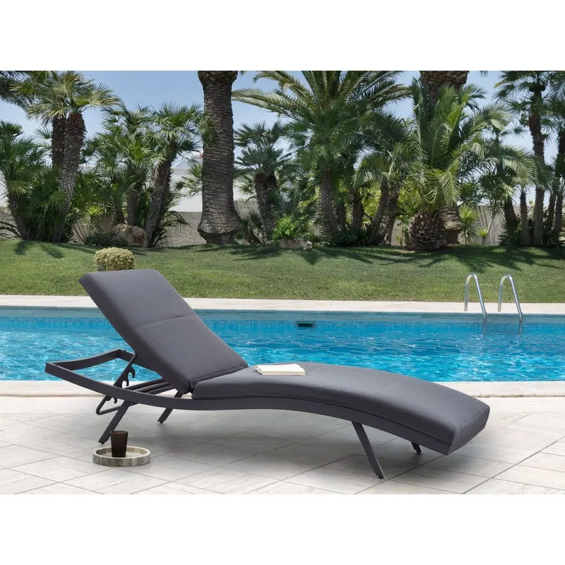 Solstol Amelia - Grå - Hagemøbler - Stoler & Lenestoler - Solstoler