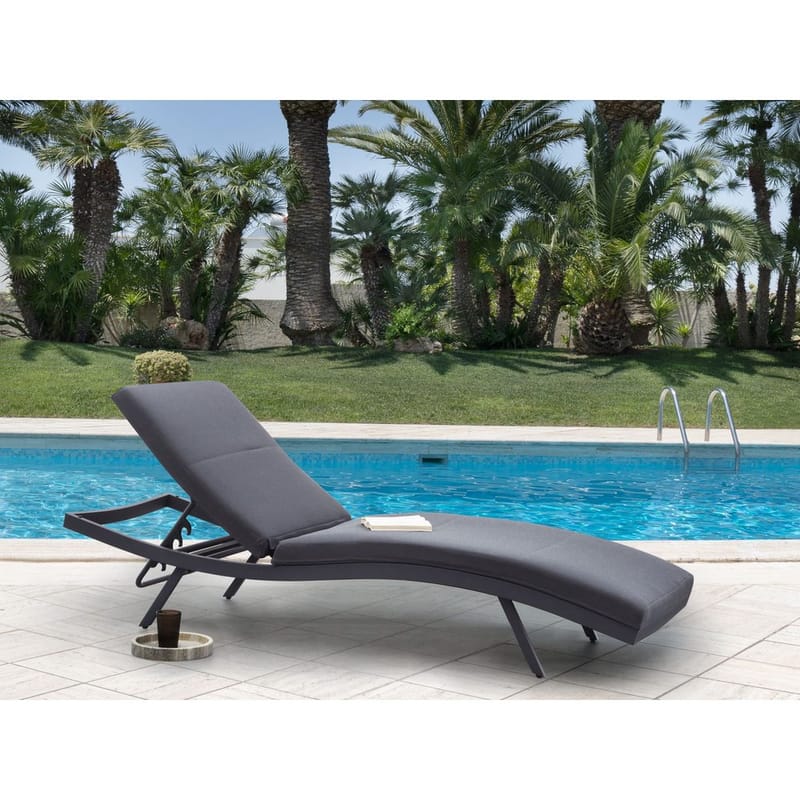 Solstol Amelia - Grå - Hagemøbler - Stoler & Lenestoler - Solstoler