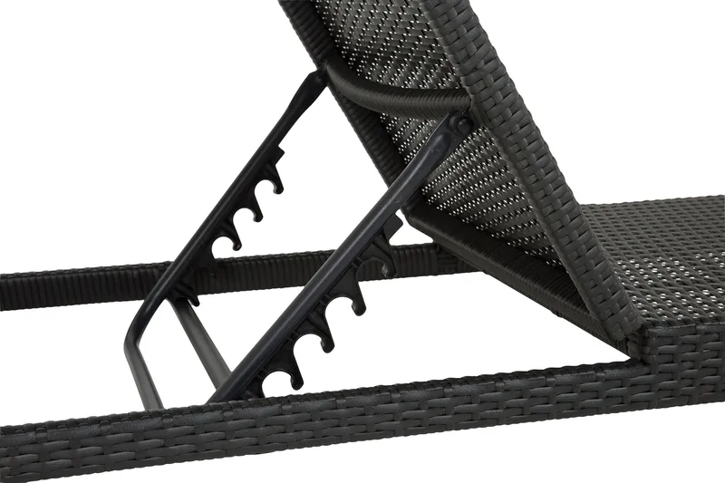 Bahamas Solseng - Svart - Hagemøbler - Stoler & Lenestoler - Solseng & solvogner