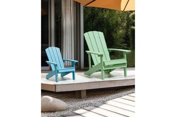 Barnestol Adirondack - Blå - Hagemøbler - Stoler & Lenestoler - Solstoler - Dekkstol