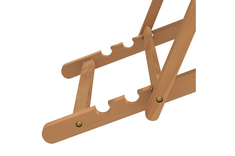 beBasic Sammenleggbar strandstol heltre teak grå - Hagemøbler - Stoler & Lenestoler - Solstoler - Strandstol
