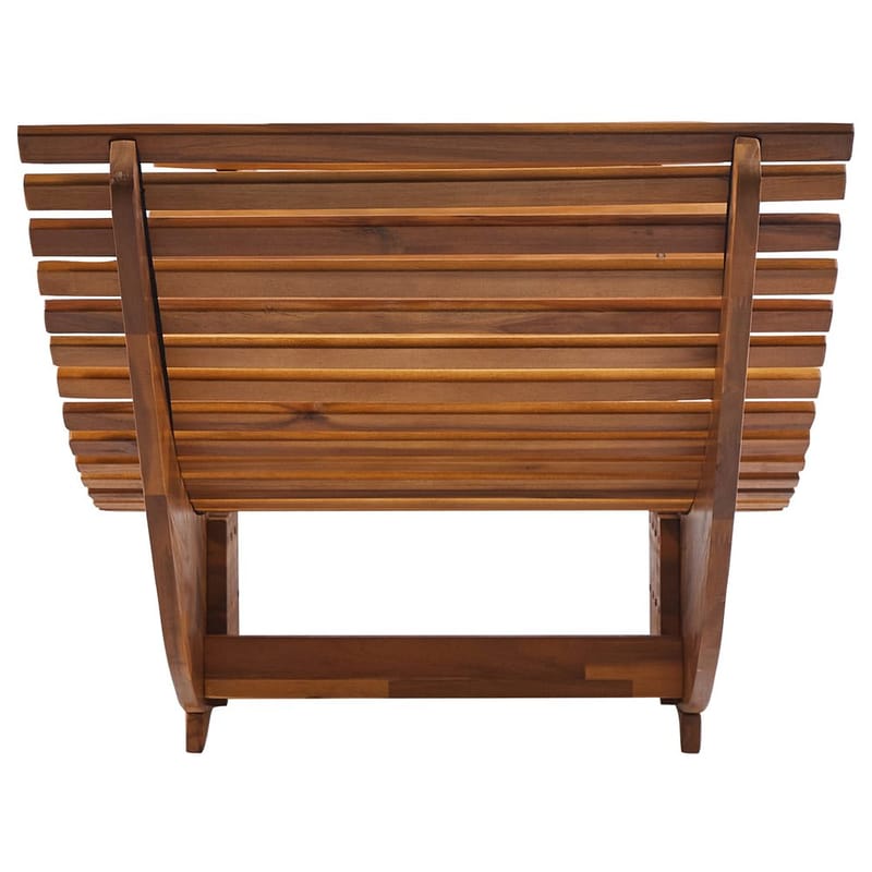 Solstol Brescia Premium - Lyst tre, lysegrå - Hagemøbler - Stoler & Lenestoler - Solstoler