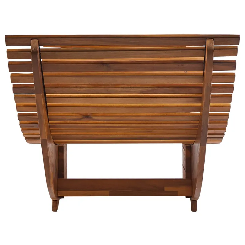 Solstol Brescia Premium - Lyst tre, grønn - Hagemøbler - Stoler & Lenestoler - Solstoler