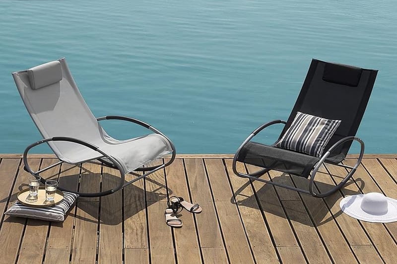 Campo Solstol 62 cm - Grå - Hagemøbler - Stoler & Lenestoler - Solstoler