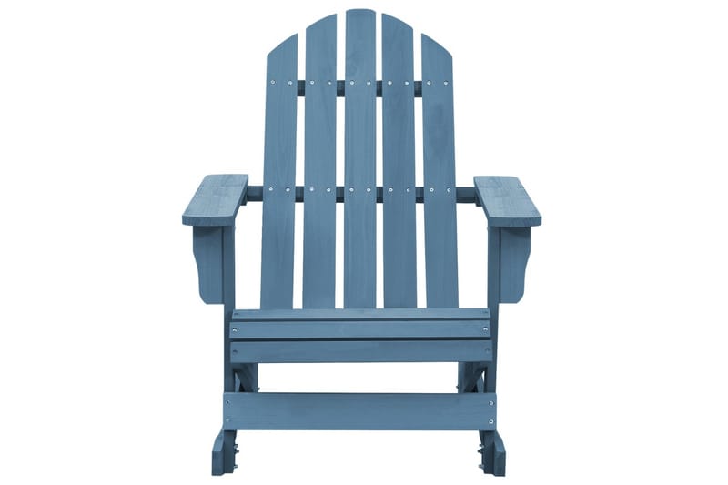 Adirondack gyngestol for hage heltre gran blå - Blå - Hagemøbler - Stoler & Lenestoler - Solstoler - Dekkstol